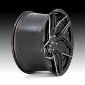 Niche Torsion M266 Gloss Black Milled Custom Wheels 3